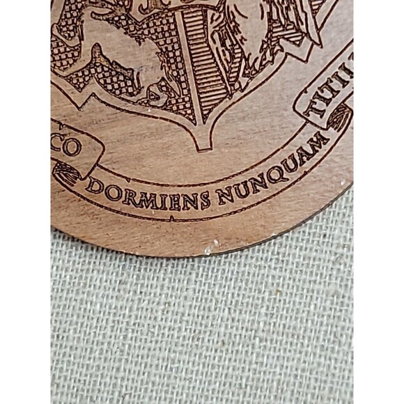 Harry Potter Wizarding Ravenclaw Wood Keychain Key Fob Quidditch Captain - Picture 4 of 5